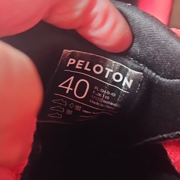 Peloton Unisex Red & Black Cycling Shoes 40 (Women’s 9 / Men’s 7)  Spin & Cycle - Picture 12 of 16